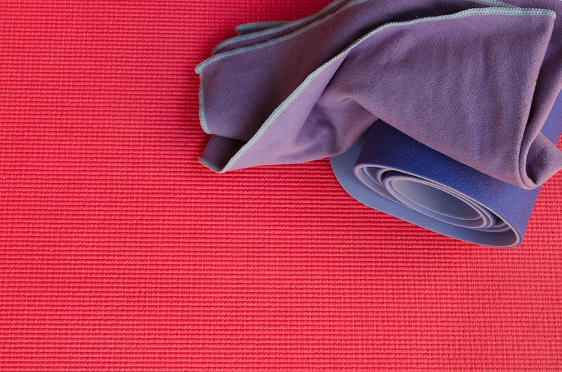 yoga serviette anti dérapante